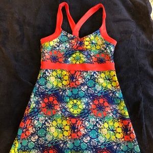 Lola dress by AFB, EUC, athletic, bright, XS.